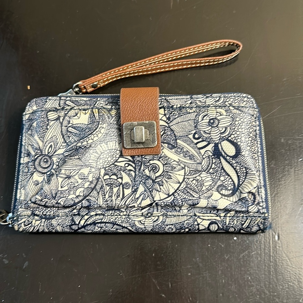 Sakroots Iris large Smartphone Wristlet